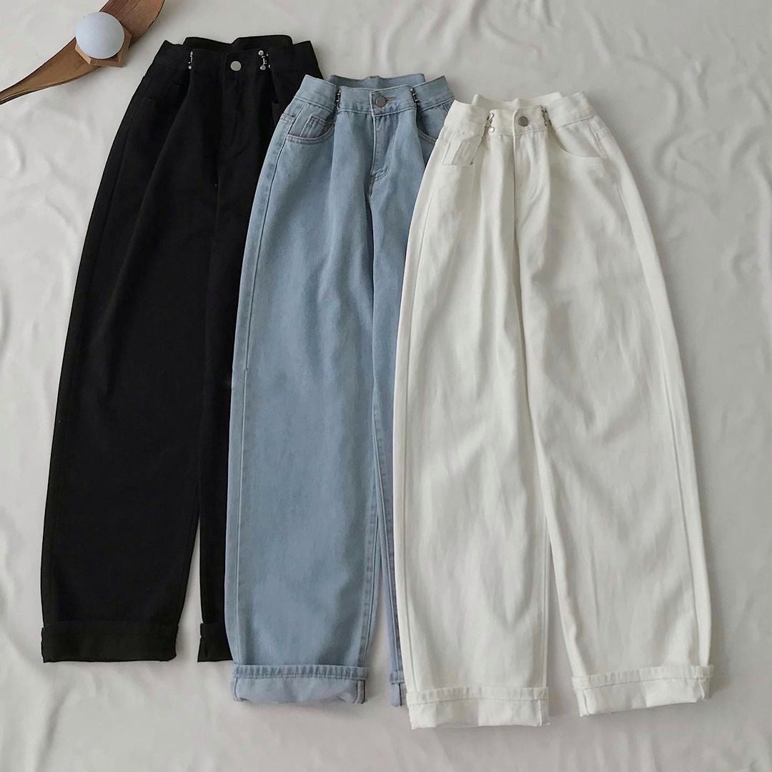 PACK OF 3 DENIM JEANS BLACK-SKY BLUE-WHITE