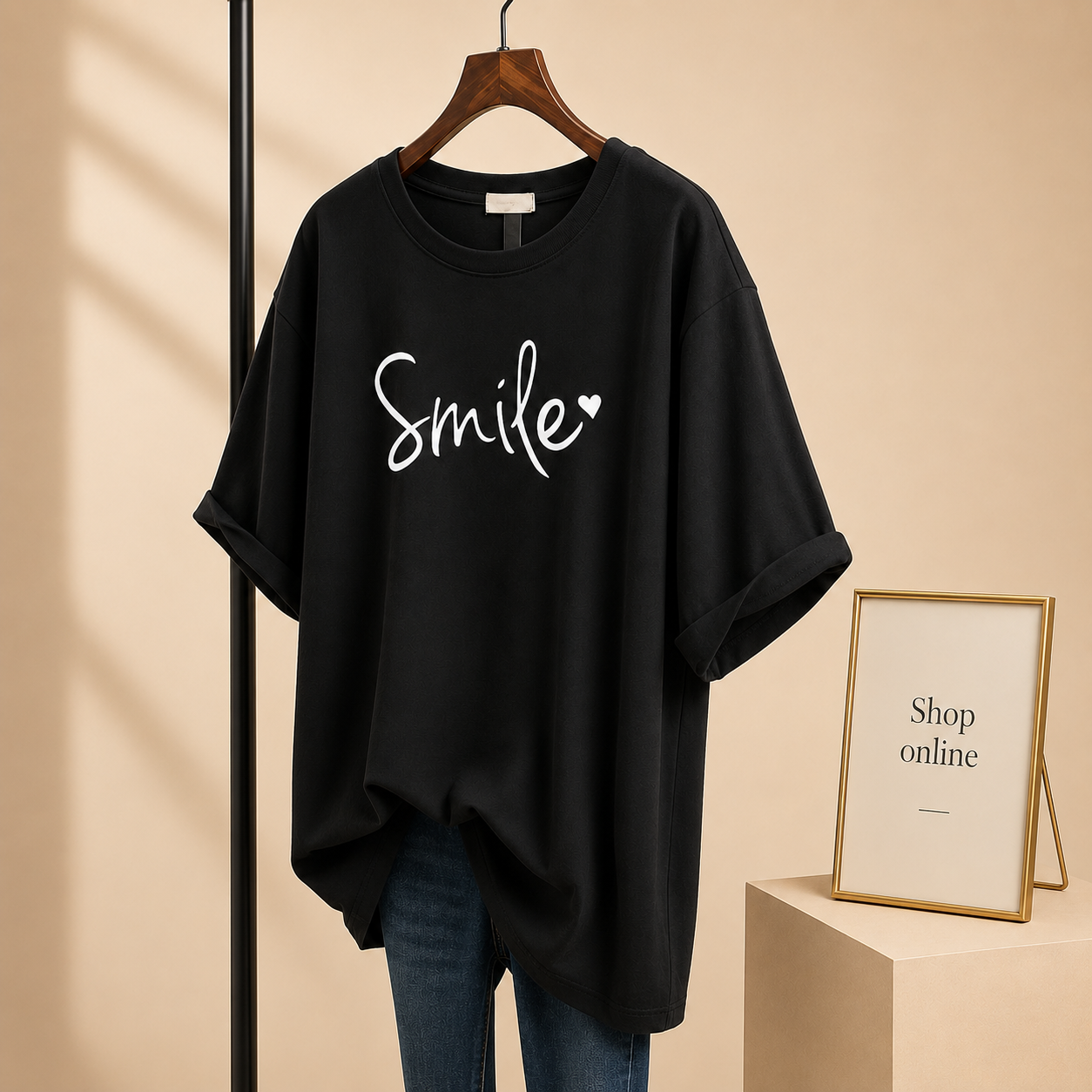 SMILE HEART TSHIRT