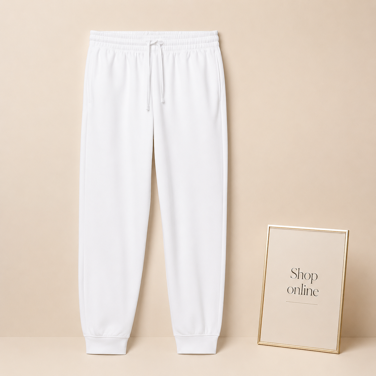 BASIC WHITE TROUSER