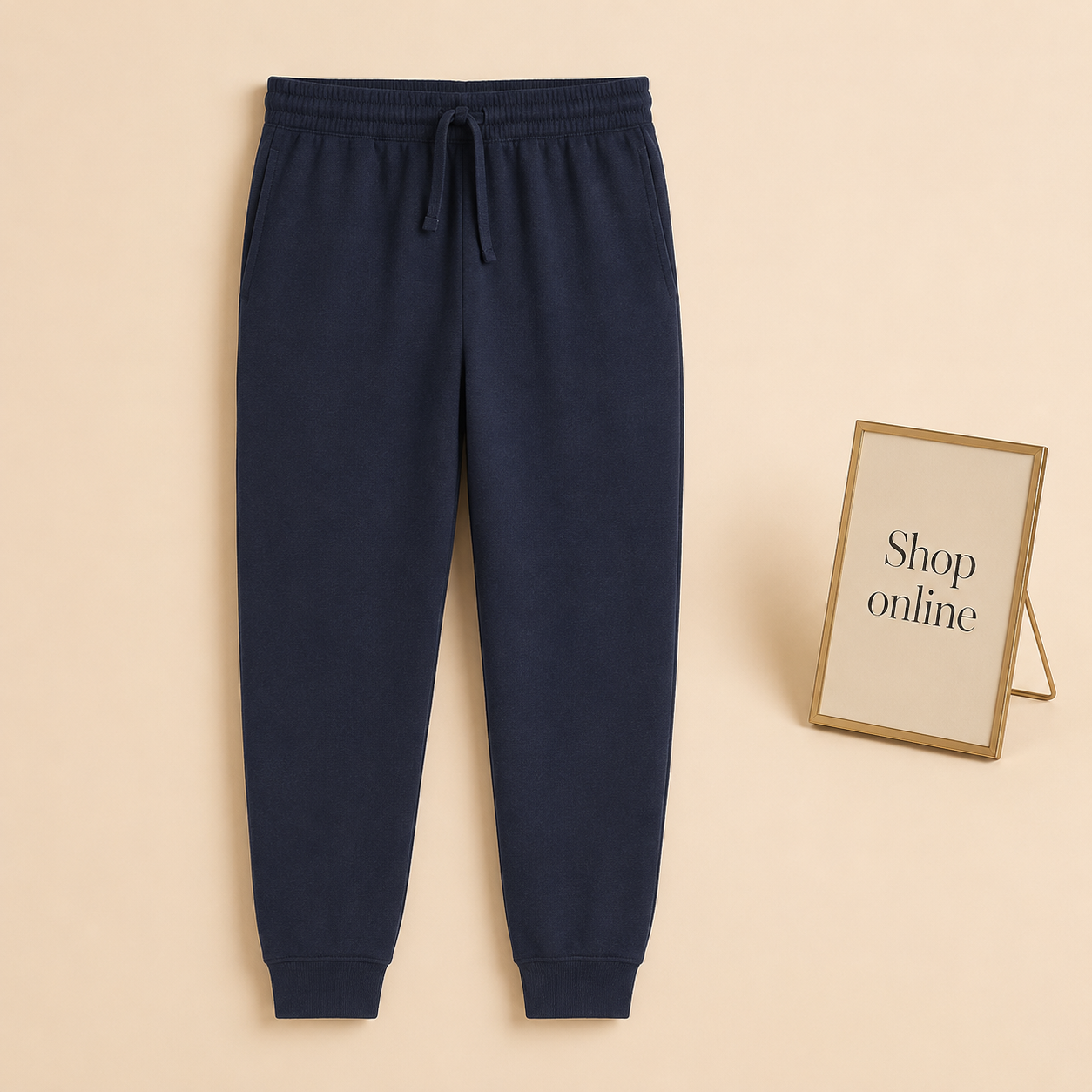 BASIC NAVY BLUE TROUSER