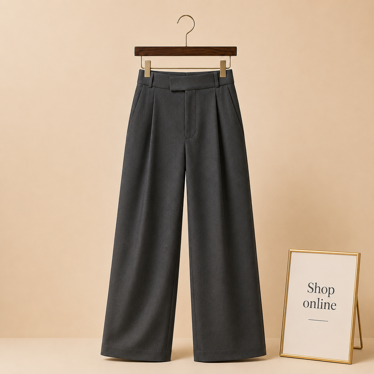 GREY FORMAL PANT