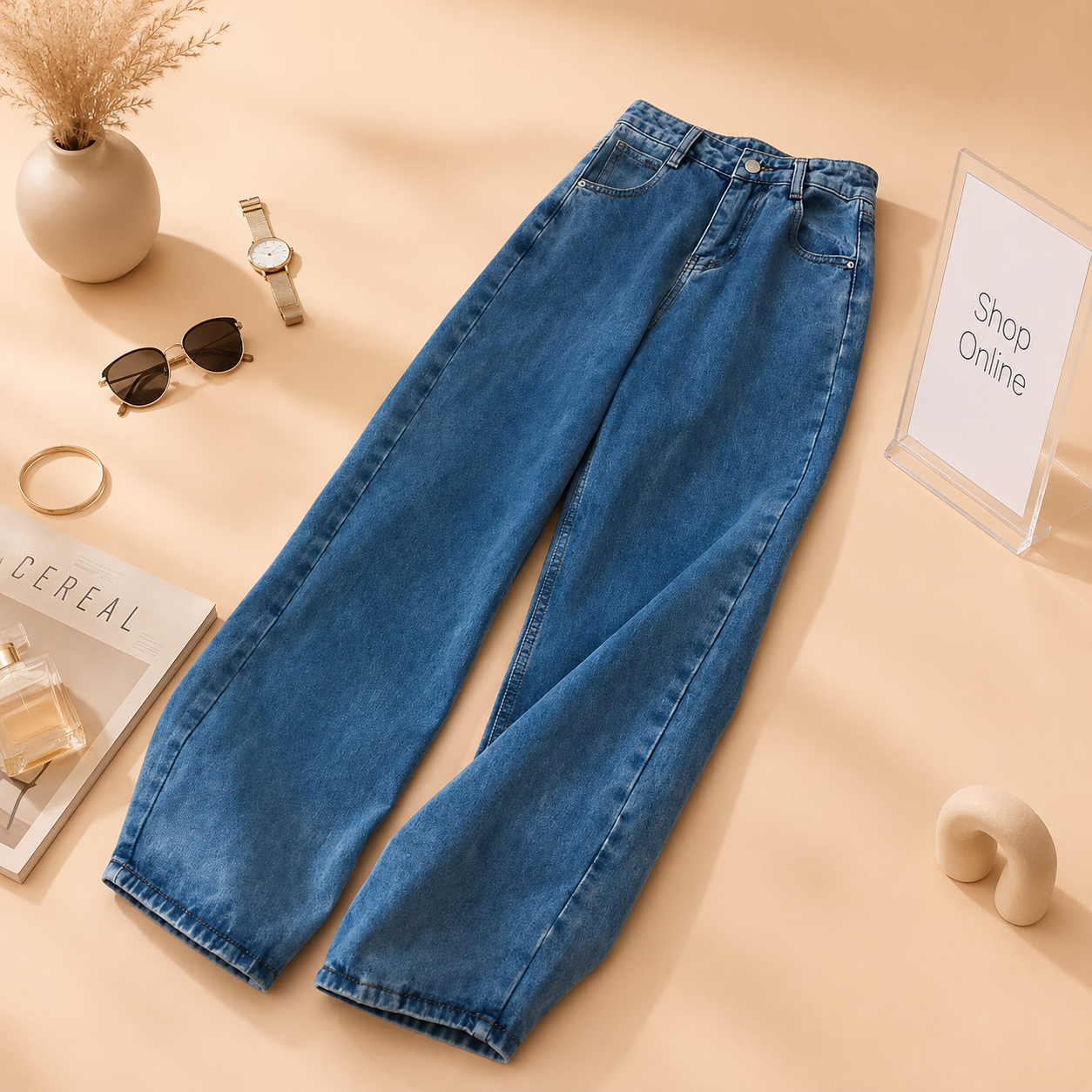 Mid-Blue
Wide Leg