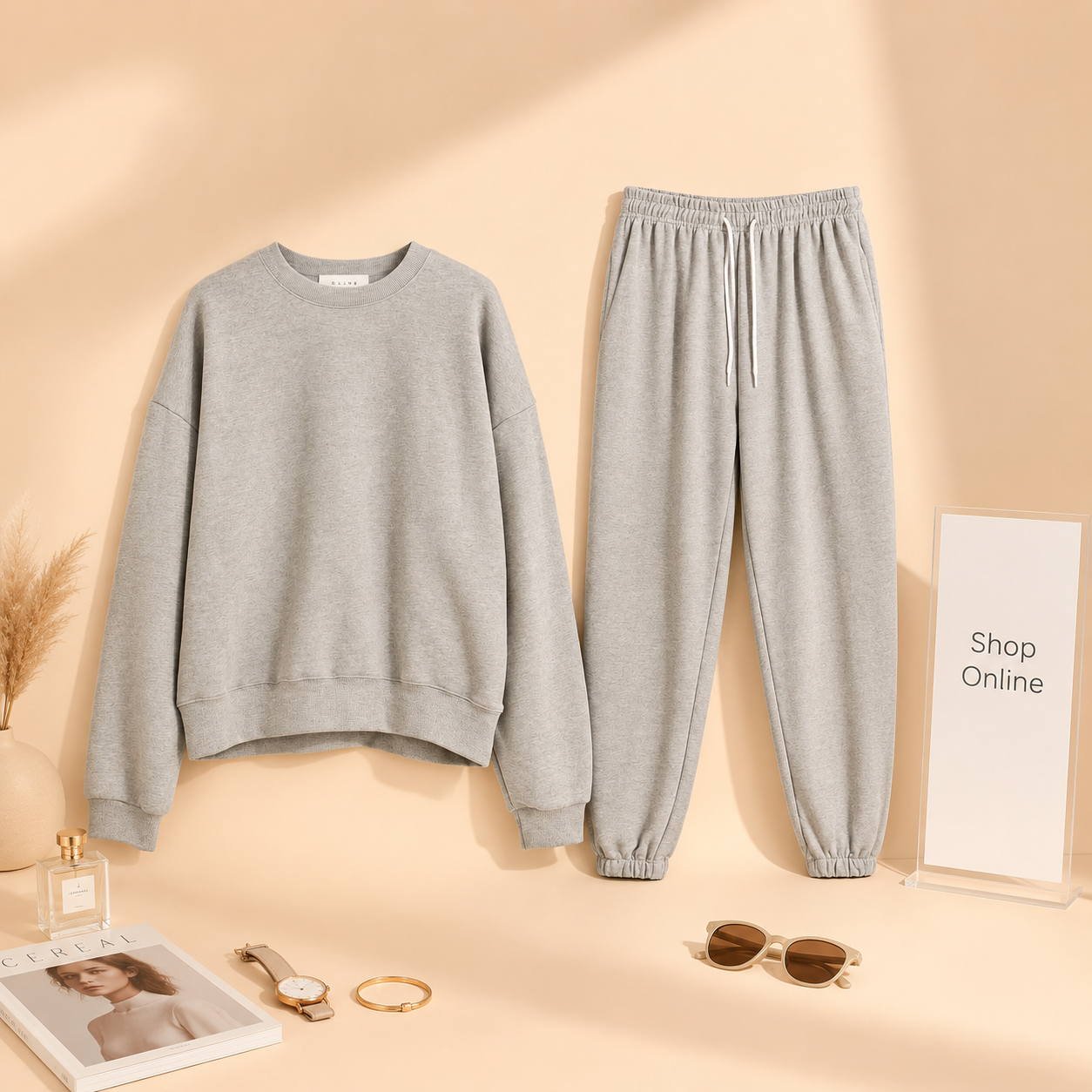 Grey Plain tracksuit
