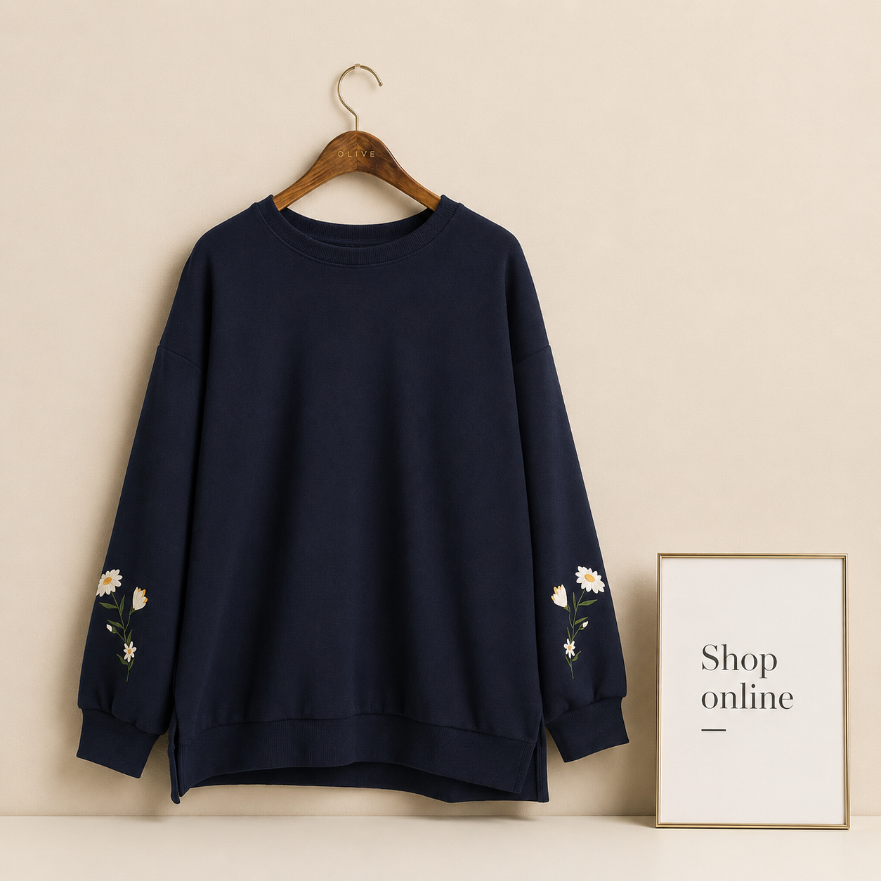 Navy blue Sweatshirt