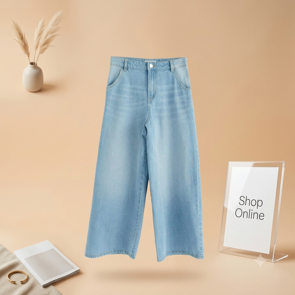 Light Mid Blue
Wide Leg