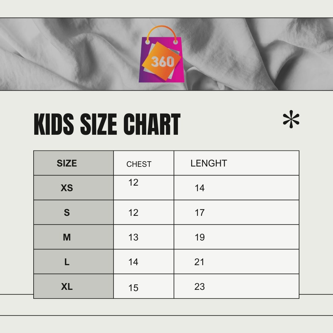 KIDS BLACK PLAIN TEE