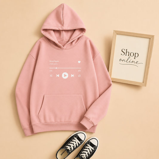 PINK SONG NAME HOODIE