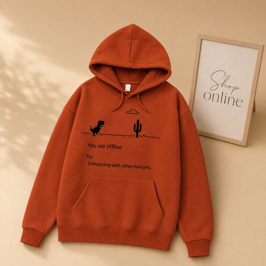 RED OFFLINE HOODIE