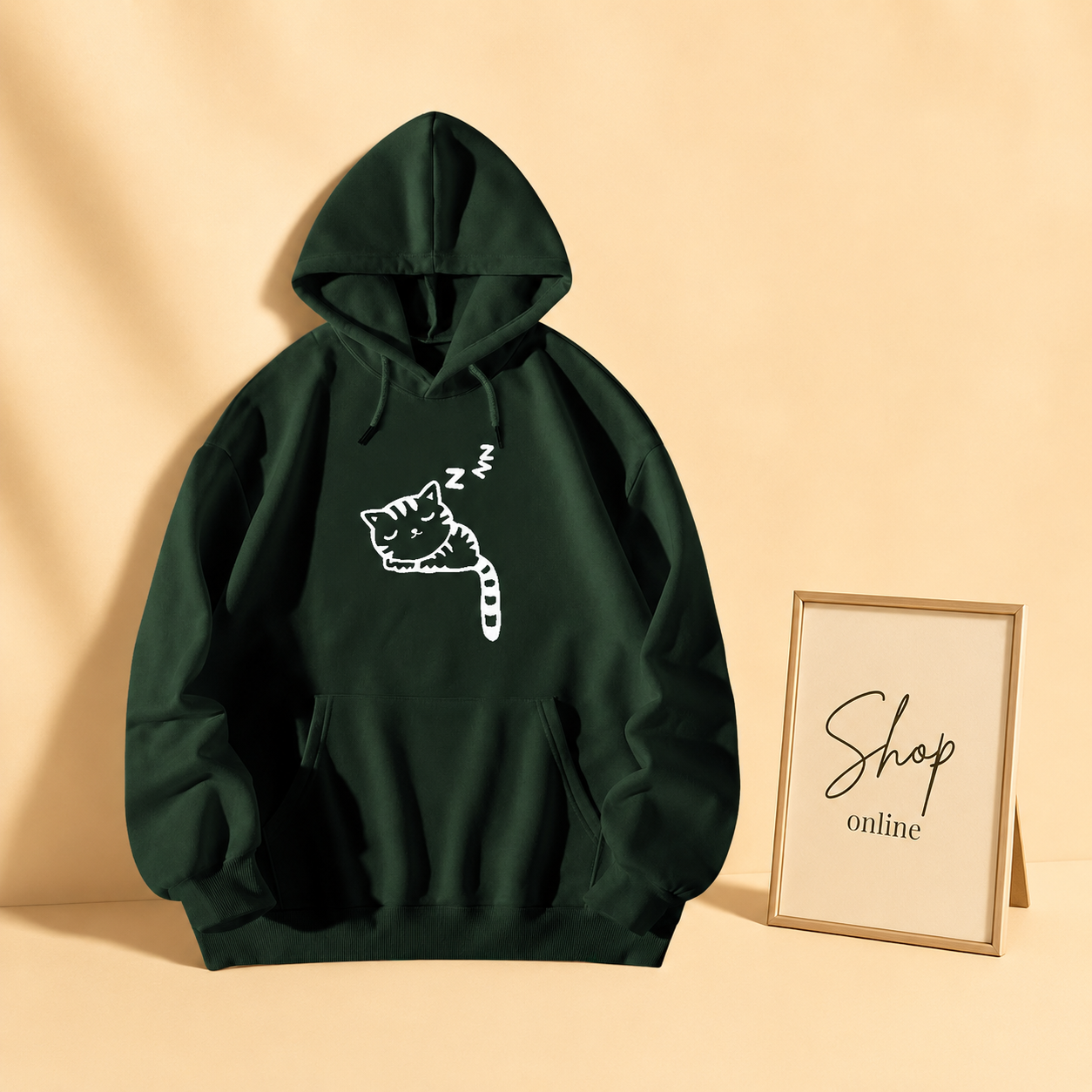 SLEEPY CAT HOODIE