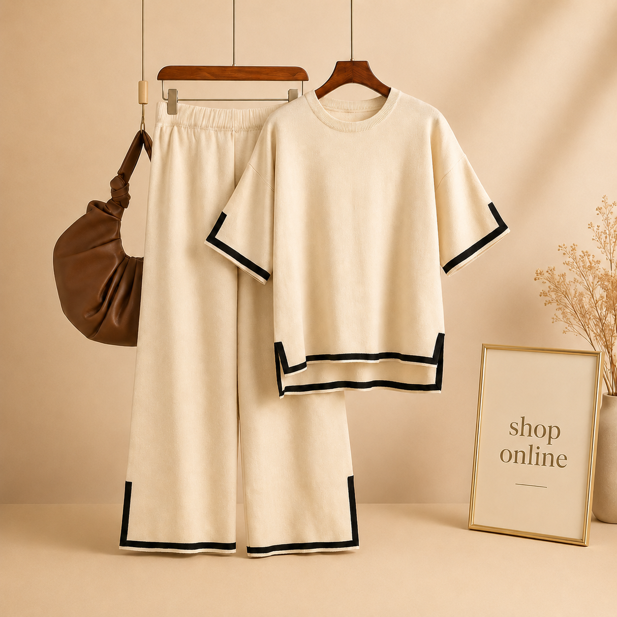 WHITE SUMMER LINING TRACKSUIT