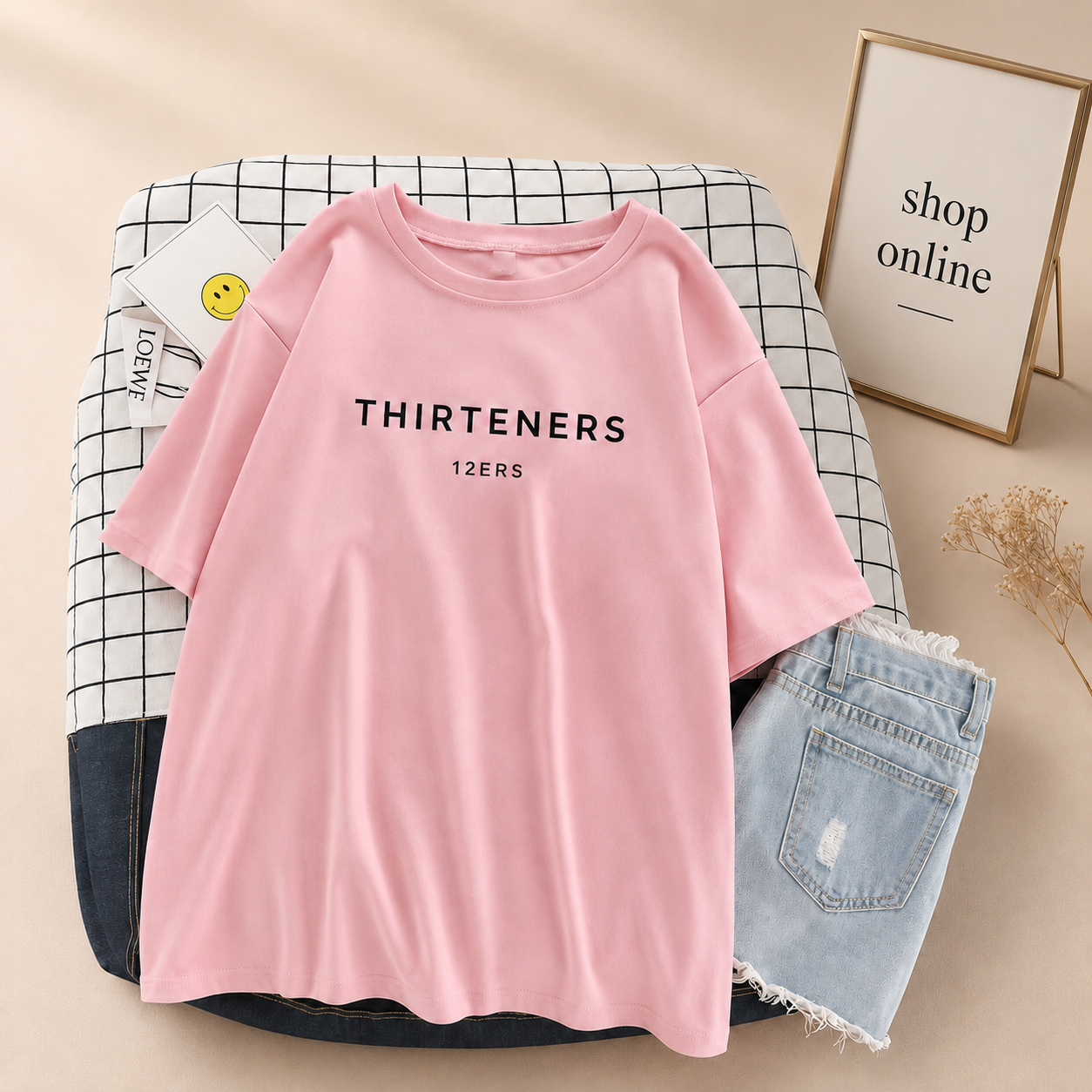PINK THIRTENERS TSHIRT
