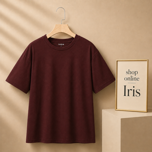 PLAIN MAROON TSHIRT