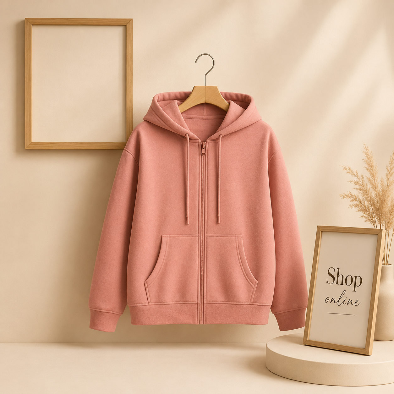 BABY PINK ZIPPER