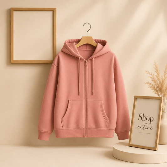 BABY PINK ZIPPER
