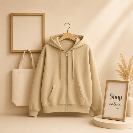 SKIN COLOR ZIPPER
