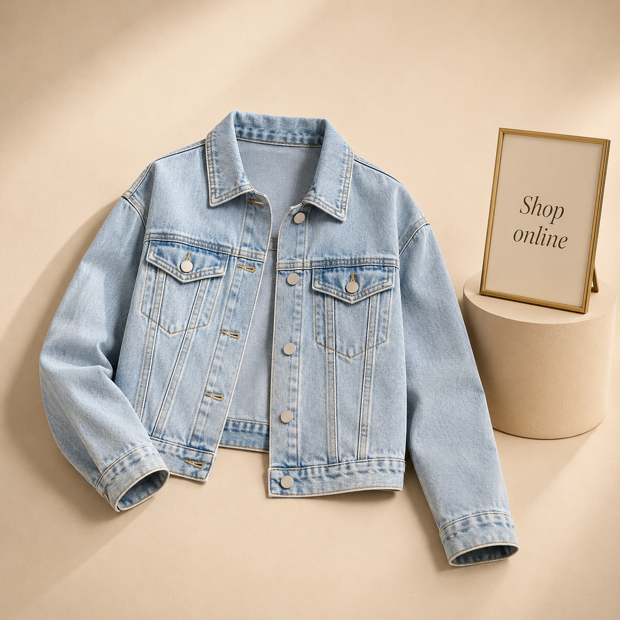 ICE BLUE DENIM JACKET