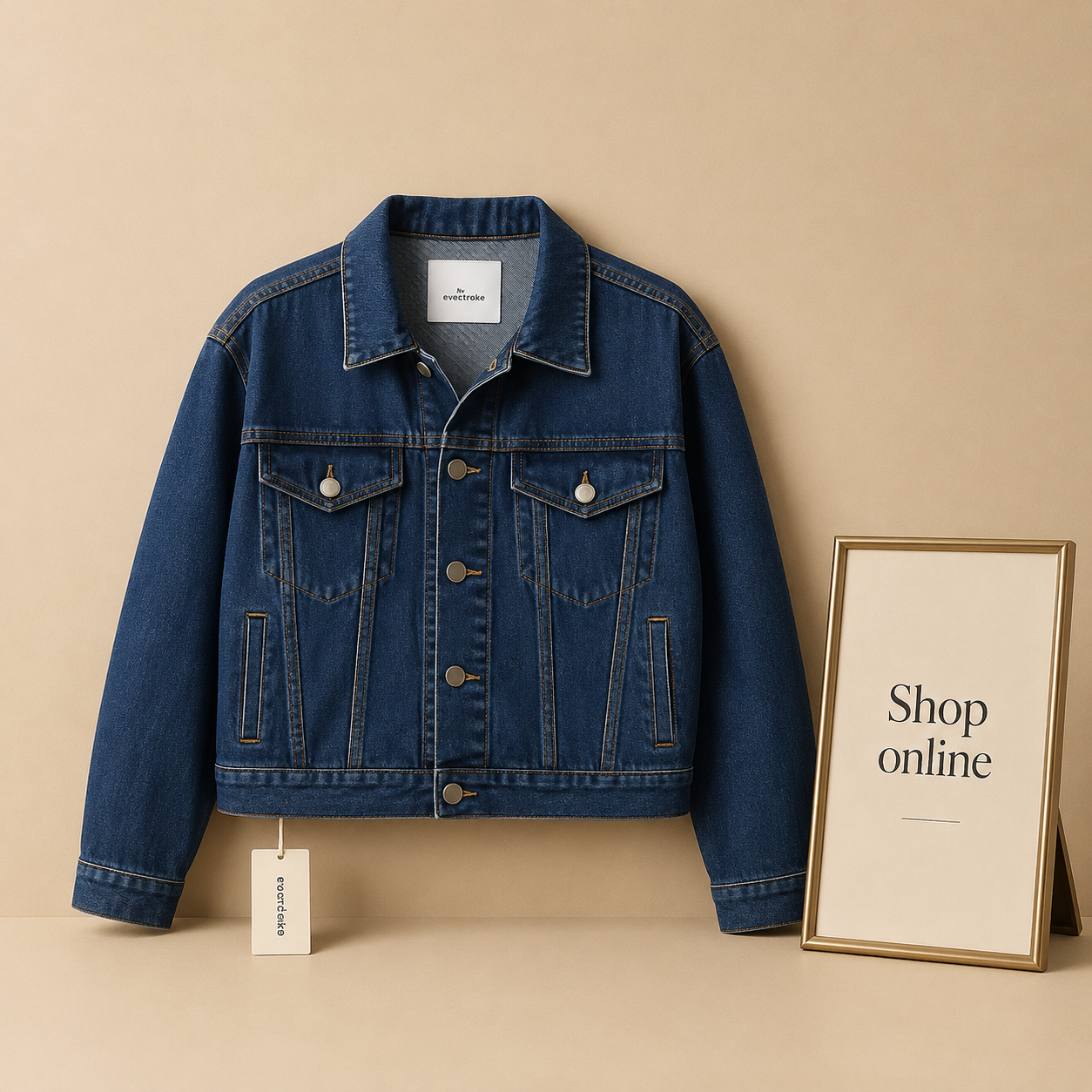 MID BLUE DENIM JACKET