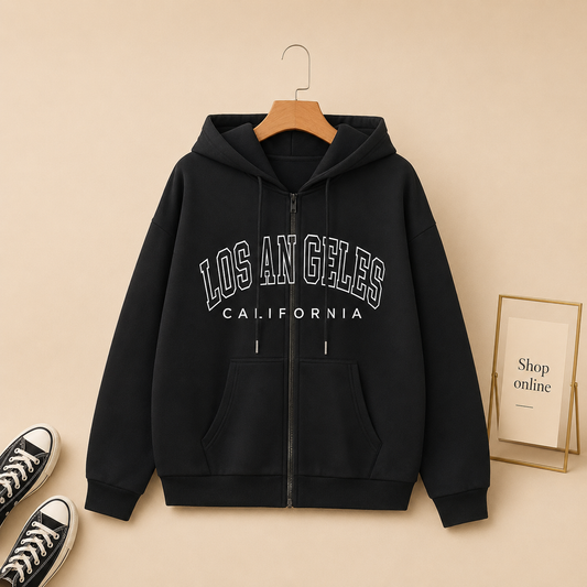 BLACK ZIPPER LOS ANGLES