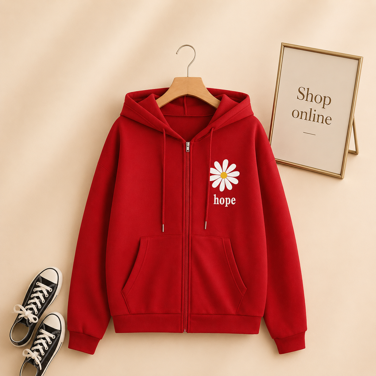 RED ZIPPER HOPE SUNFLOWER