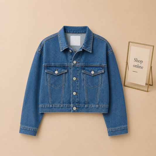 MID BLUE DENIM JACKET