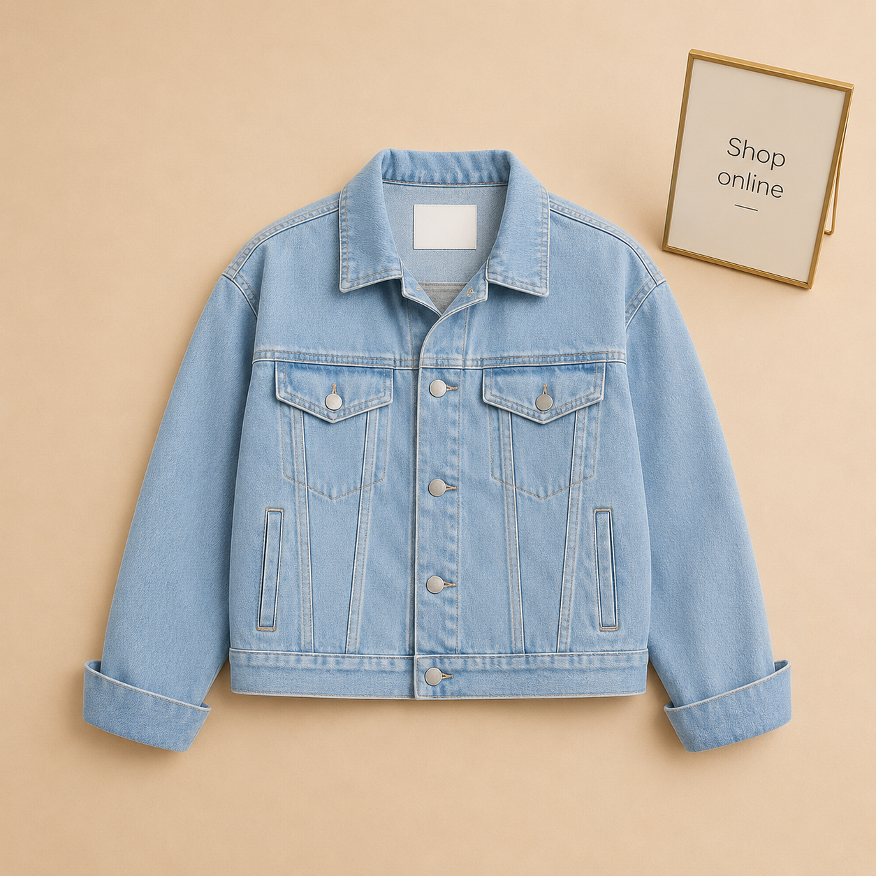 ICE BLUE DENIM JACKET