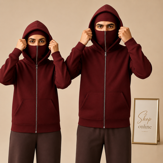 NINJA MAROON HOODIE