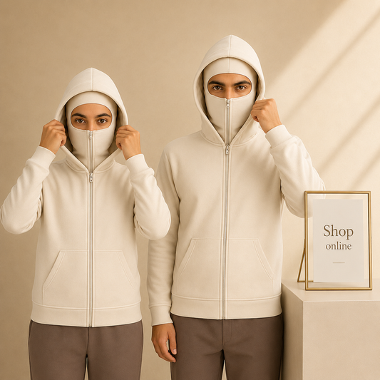 NINJA BEIGE HOODIE