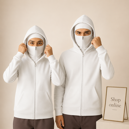 NINJA WHITE HOODIE
