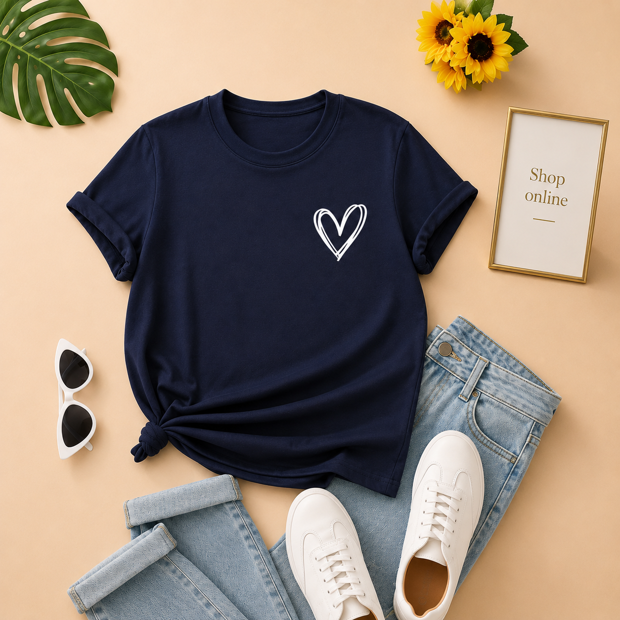 SHREDED HEART TSHIRT