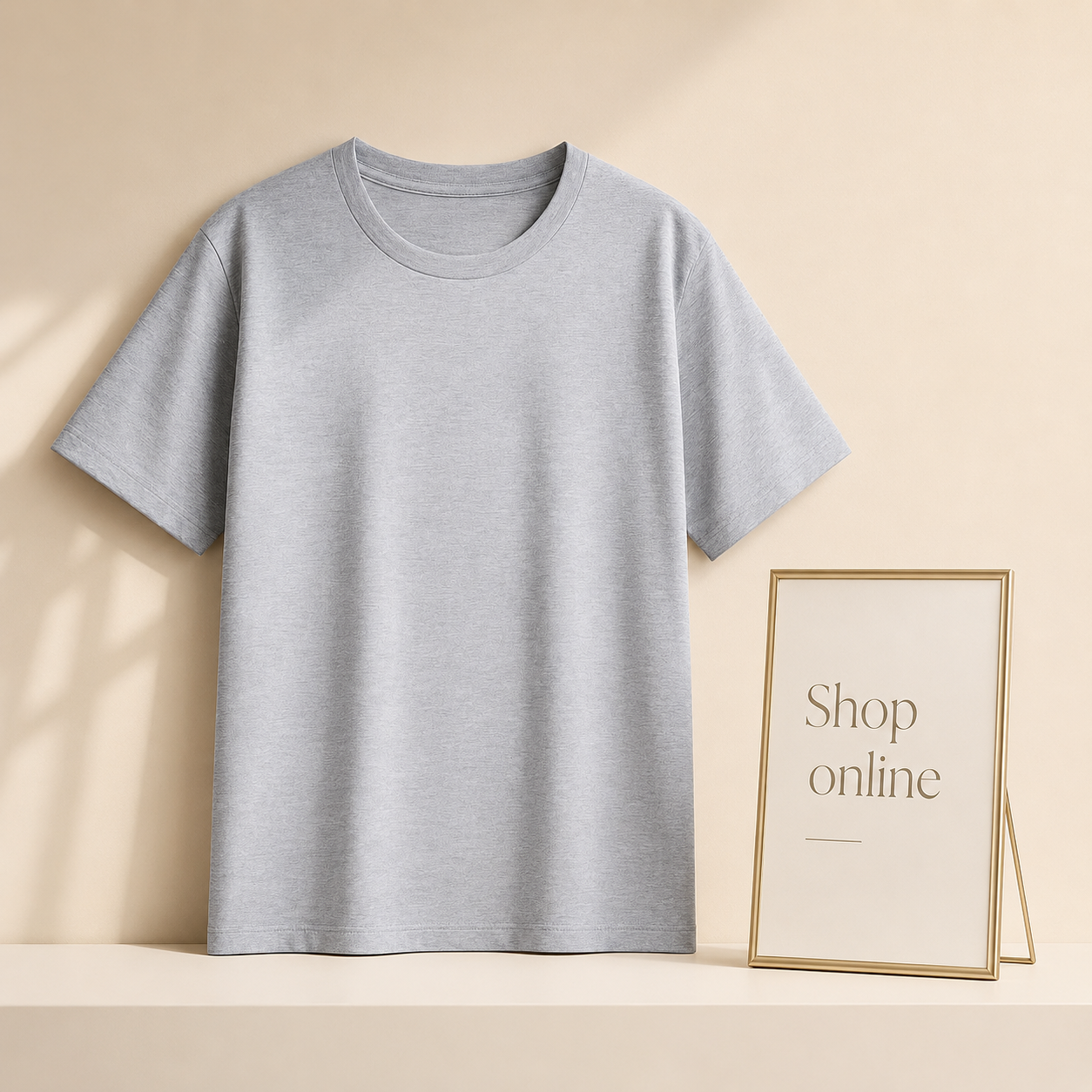 PLAIN GREY TSHIRT