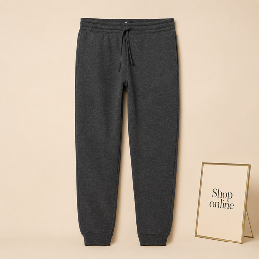 BASIC CHARCOAL TROUSER