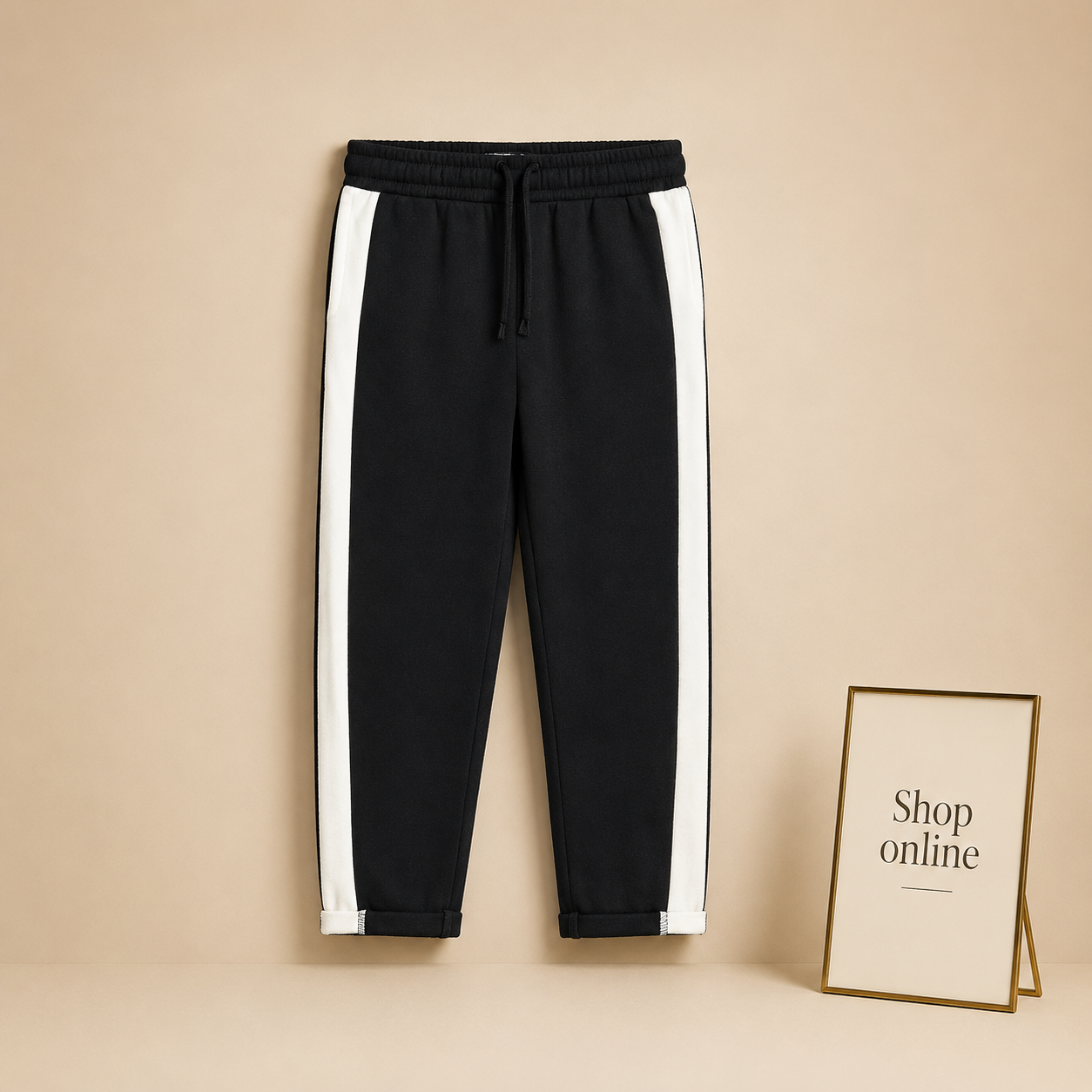 SINGLE VERTICAL STRIPED TROUSER