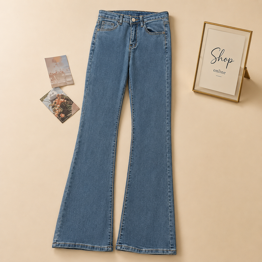 ICE BLUE BELL BOTTOM JEANS