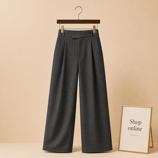 GREY FORMAL PANT