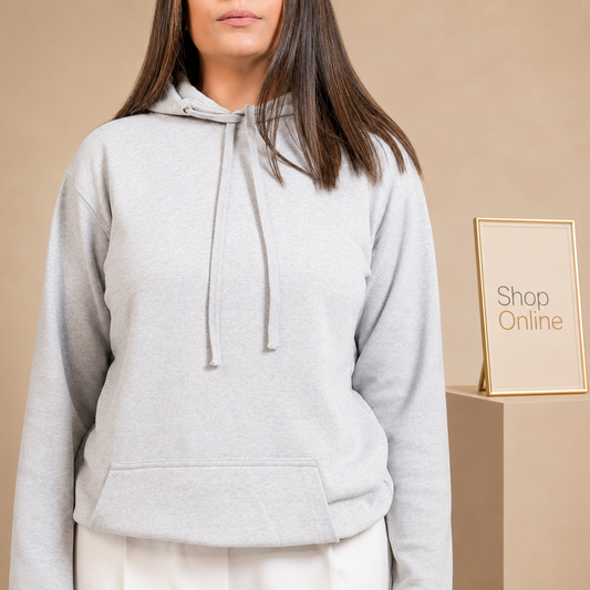 Basic Grey Hoodie // Women