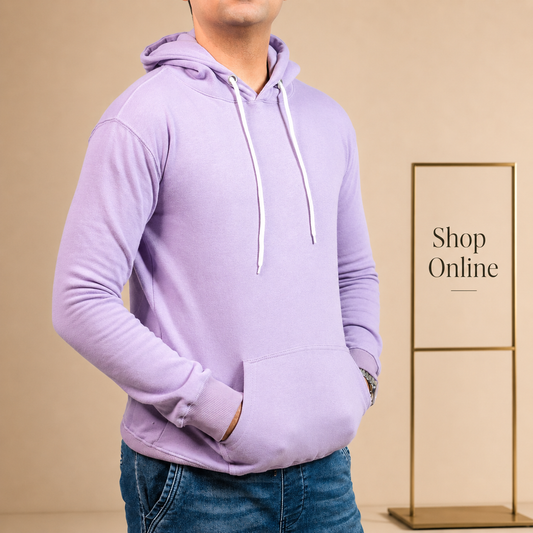 Basic Lavender Hoodie // Men