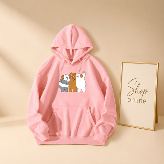 ENJOYING WE BARE BEARS HOODIE