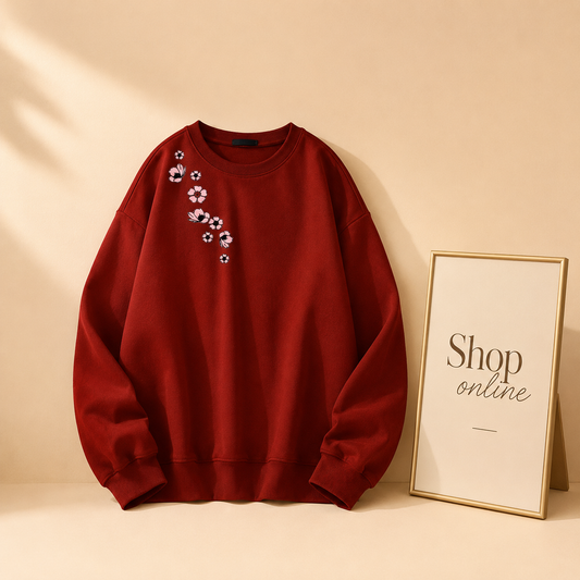 FLOWER SWEATSHIRT