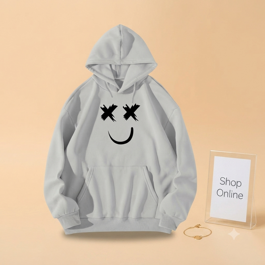 MARSHMALLOW PRINTED HOODIE