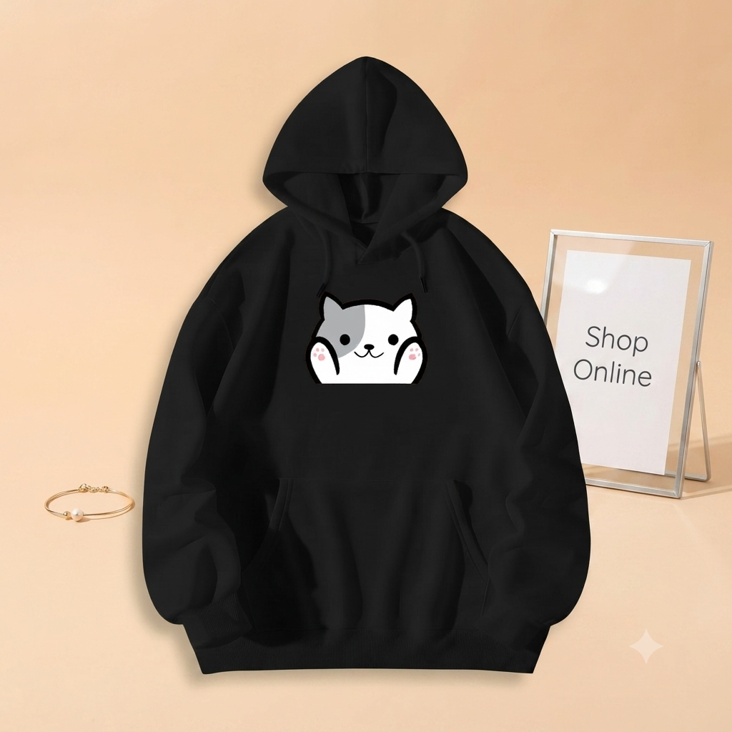 POCKET CAT HOODIE