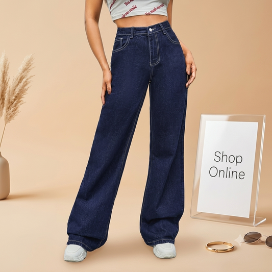 Darkish Blue
 Wide Leg
