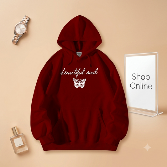 BEAUTIFUL SOUL BUTTERFLY HOODIE