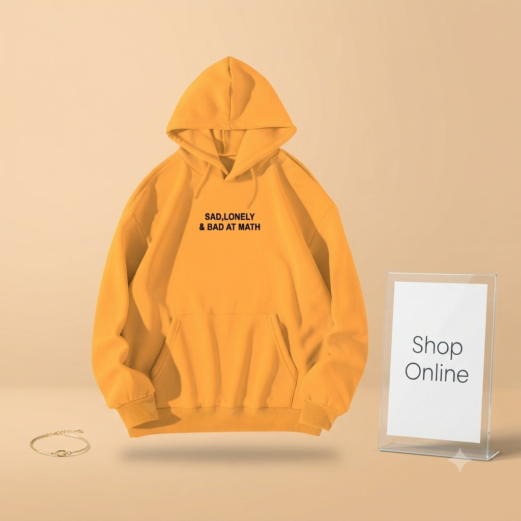 SAD, LONELY & BAD AT MATH HOODIE
