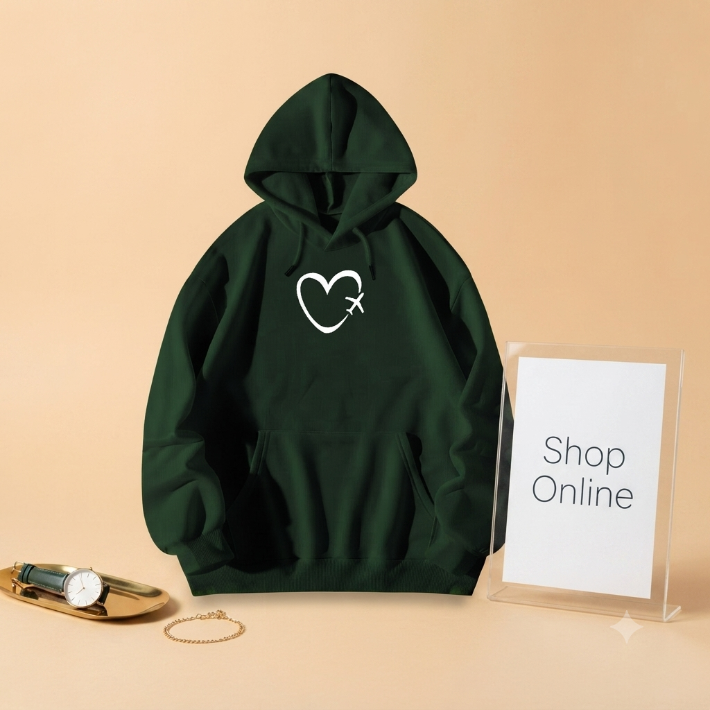 PLANE HEART HOODIE