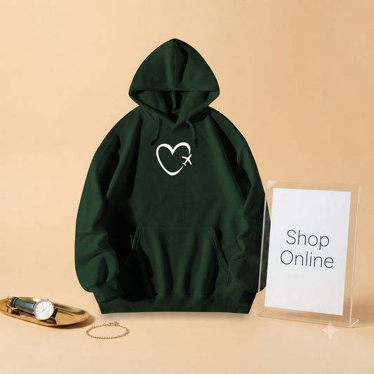 PLANE HEART HOODIE