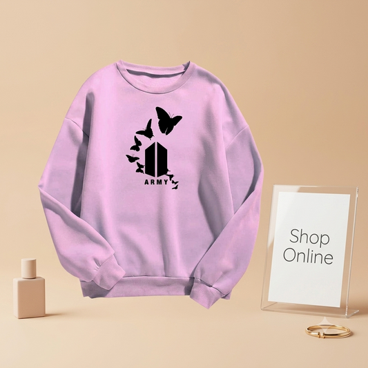 Army Butterfly Sweatshirt