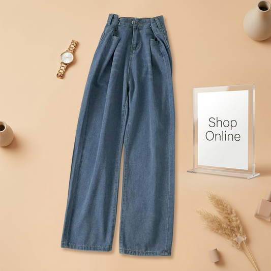 Dark blue Wide leg