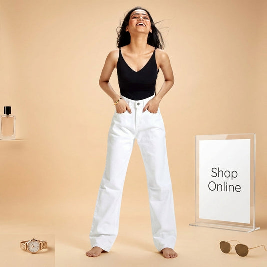 White Wide Leg