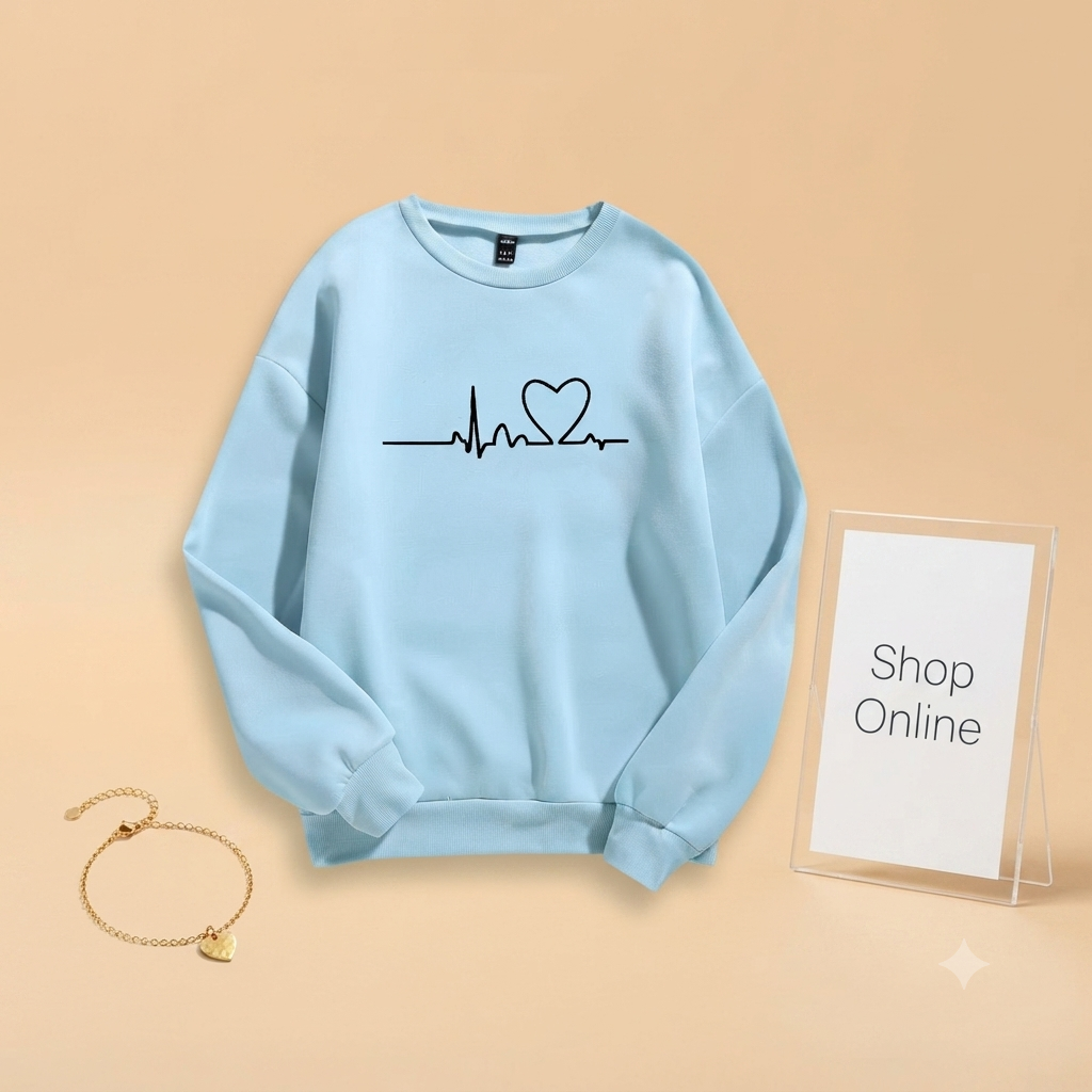 HEARTBEAT SWEATSHIRT