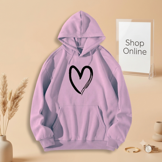 CUTE HEART HOODIE